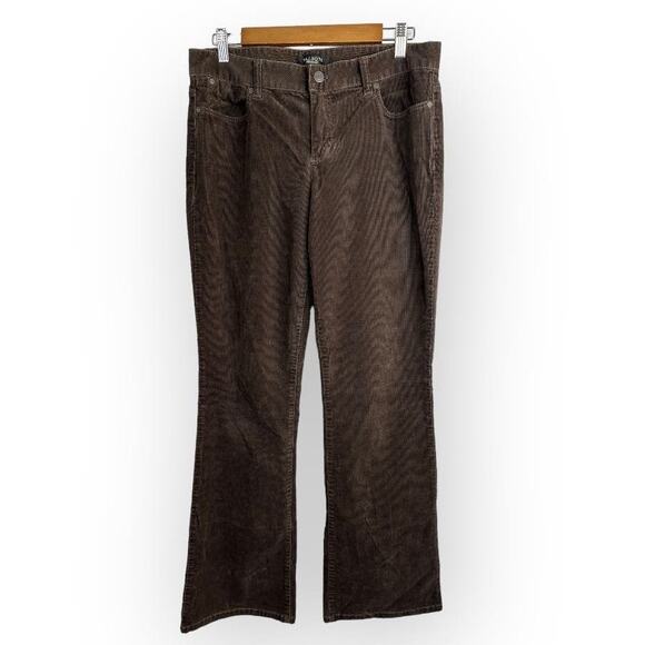 Talbots Womens size 10 Corduroy Boot Cut Pants Brown - Picture 1 of 10